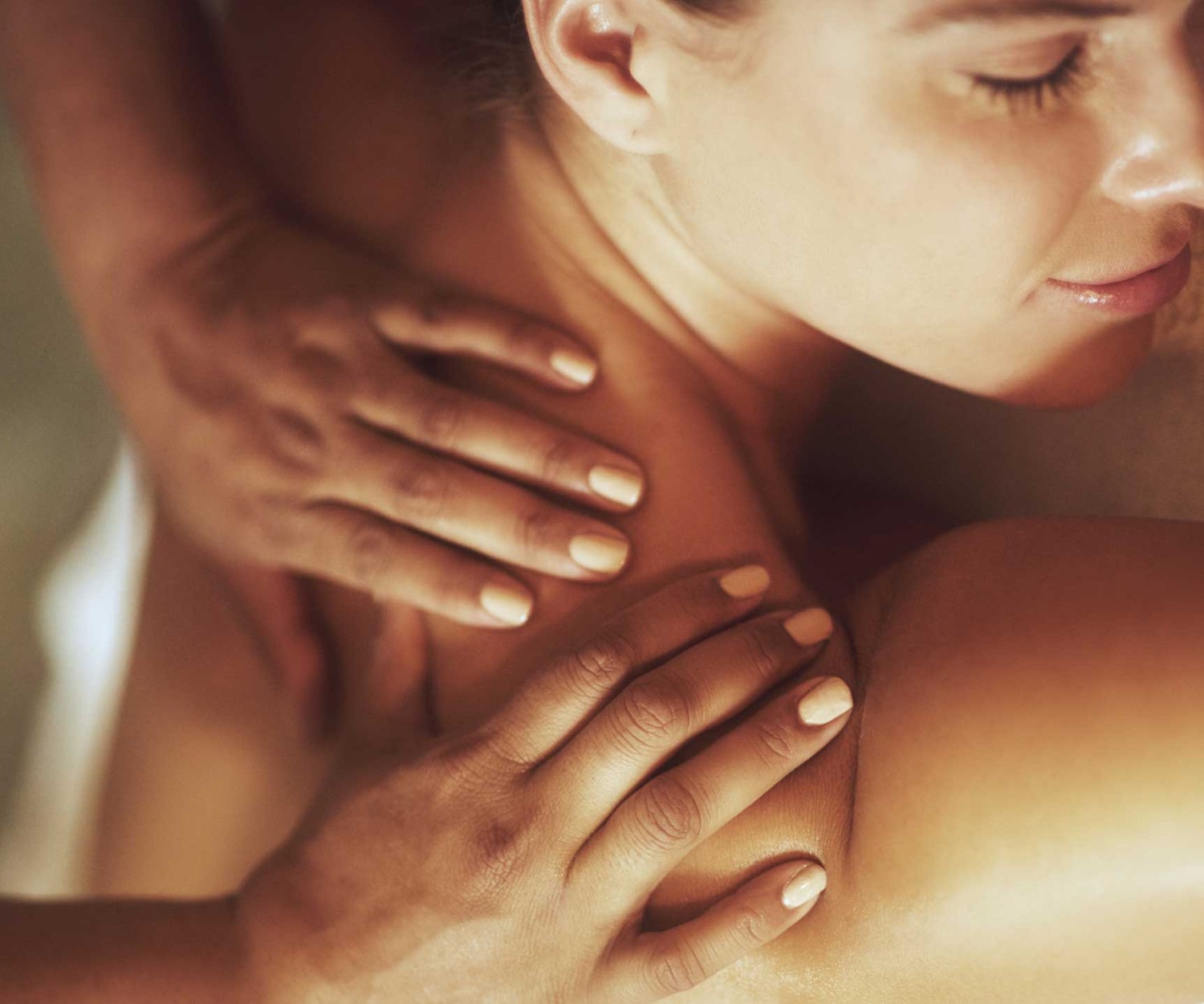 relaxation massage on woman